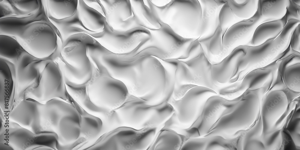 Interior white wall with wave 3D decoration. Empty blank copy space Interior white wall with wave 3D decoration. Empty blank copy space