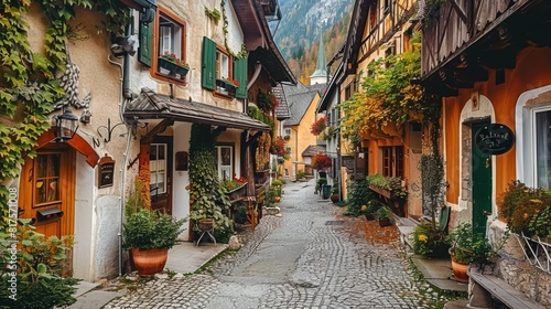 Hallstatt s charming Alpine street