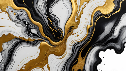 luxury marble black gold white background. marble texture