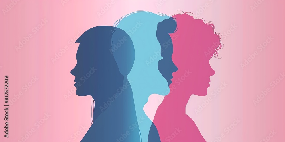 Gender equality, diversity and inclusion concept. Vector illustration. Gender equality, diversity and inclusion concept. Vector illustration.
