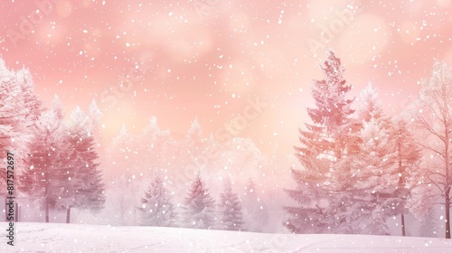 Blush Pink Holiday Serenity © Alex