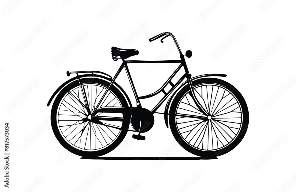 Flat Bicycle icon symbol vector Illustration. Flat Bicycle icon symbol vector Illustration.