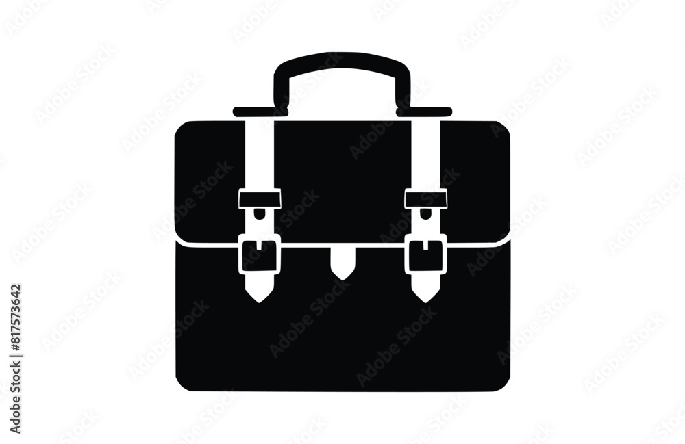 Flat Briefcase icon symbol vector Illustration. Flat Briefcase icon symbol vector Illustration.