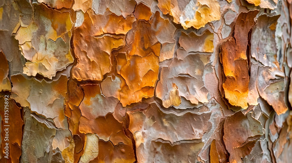A close up of the bark of a tree. A close up of the bark of a tree.