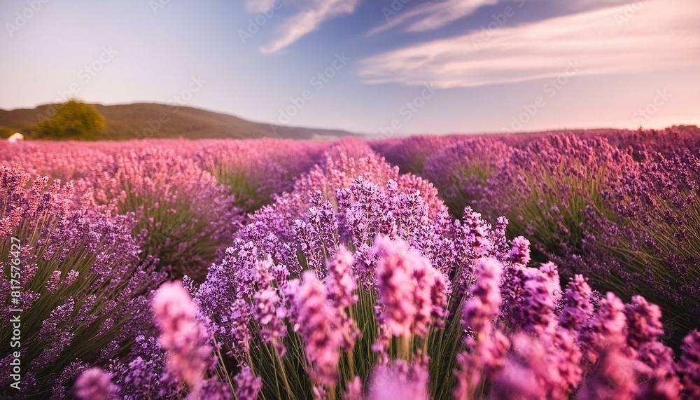 Fototapeta premium Cinematic Lavender: Macro Beauty with Shallow Depth of Field