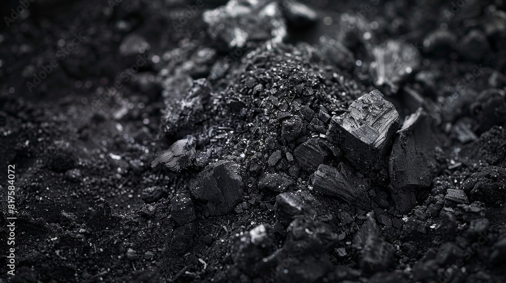 Solemn close-up of cremation ashes, signifying the closure of a life celebrated in religious ceremony, on an isolated, studio-lit background Solemn close-up of cremation ashes, signifying the closure of a life celebrated in religious ceremony, on an isolated, studio-lit background