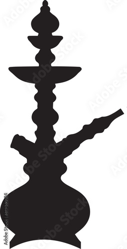 shisha hookah pipe clip art symbol