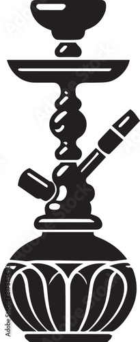 shisha hookah pipe clip art symbol