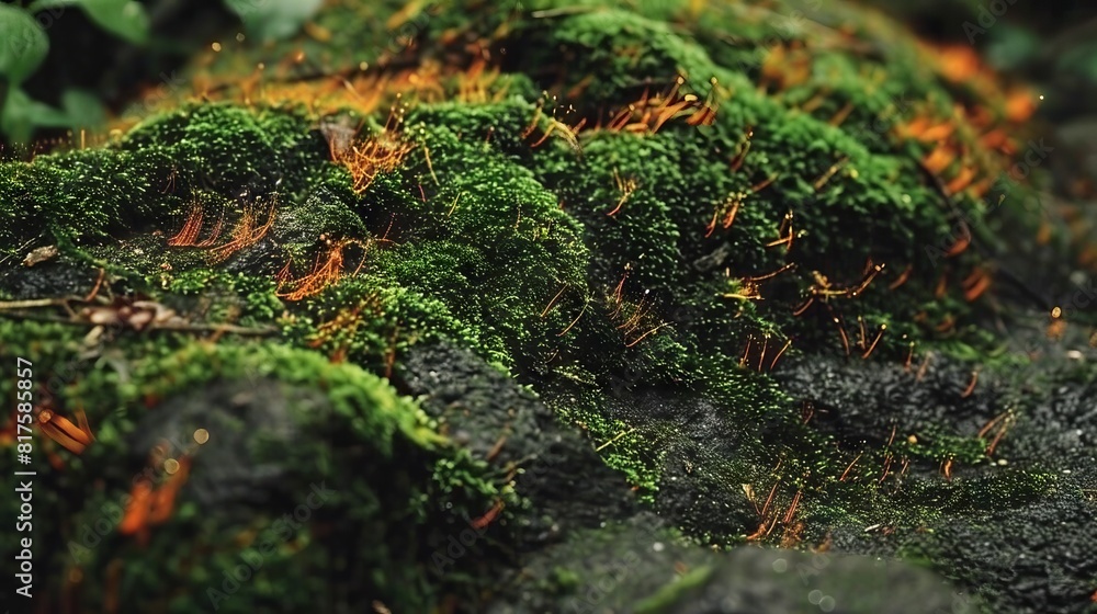 texture, dirt, dark rocks, dark green and gold moss, wide angle lens --ar 16:9 --style raw --weird 900 texture, dirt, dark rocks, dark green and gold moss, wide angle lens --ar 16:9 --style raw --weird 900