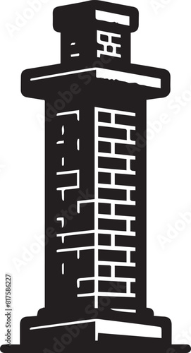 chimney vector illustration Flat design