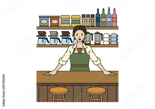 カフェ店長