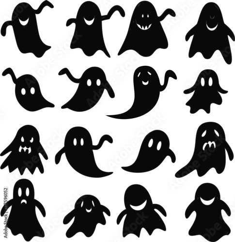 halloween ghost silhouette