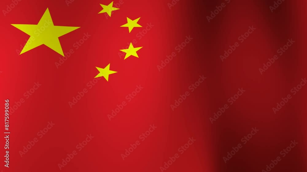 Waving Flag of the People's Republic of China, 3D Render
Waving Flag of the People's Republic of China, 3D Render