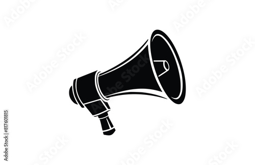Flat megaphone icon symbol vector Illustration.