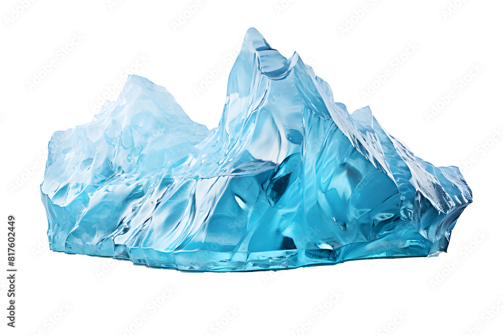 Beautiful light blue Iceberg, Antarctica isolated on cut out PNG or transparent background. Realistic mountain clipart template pattern. Cold weather causes water to turn into ice cubes. Beautiful light blue Iceberg, Antarctica isolated on cut out PNG or transparent background. Realistic mountain clipart template pattern. Cold weather causes water to turn into ice cubes.