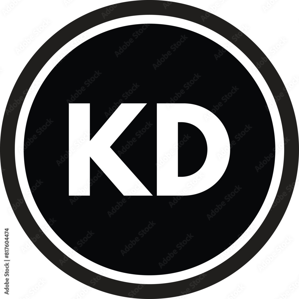 Kuwait dinar icon isolated on white background . Kuwait currency icon vector Kuwait dinar icon isolated on white background . Kuwait currency icon vector