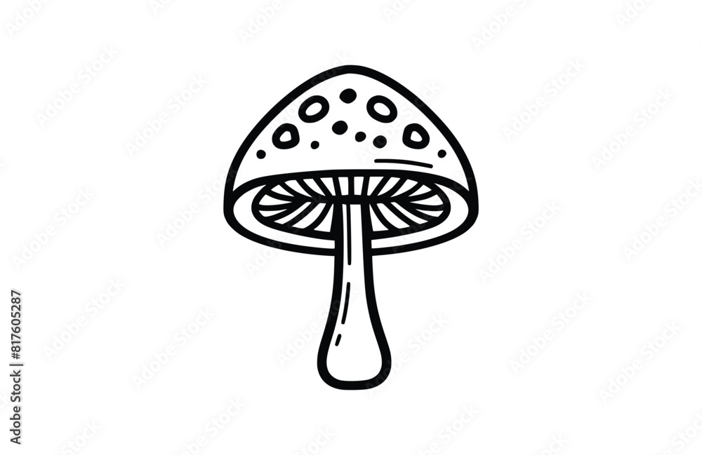Flat mushroom icon symbol vector Illustration. Flat mushroom icon symbol vector Illustration.