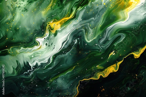 green yellow black abstract background