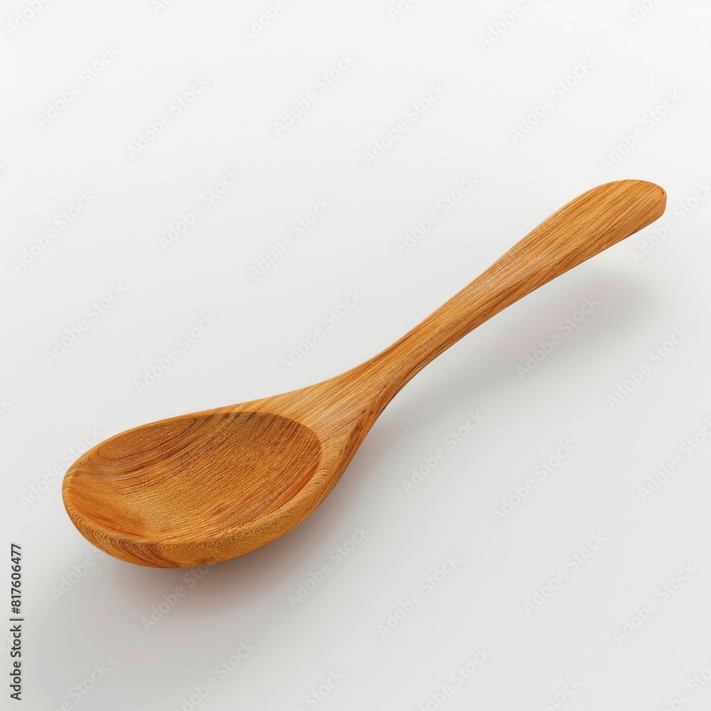 Japanese tea spoon resting on a white surface Japanese tea spoon resting on a white surface