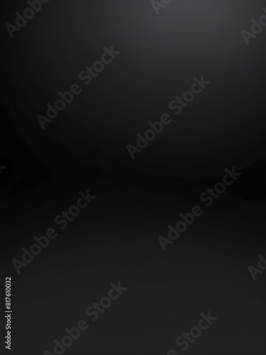 Abstract black gradient background modern luxury studio dark background texture wallpaper Empty black color studio room background, gradient, texture, abstract, blue background texture. ai