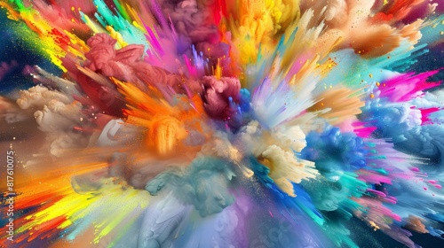 A colorful explosion  where art meets energy