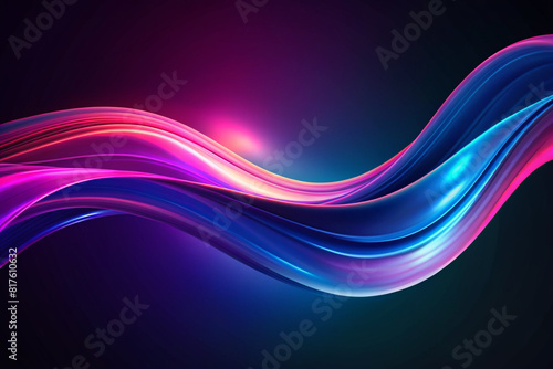  vibrant and abstract background with flowing, smooth, and curvy lines in shades of pink, purple, and blue. The design should produce a dynamic and fluid visual effect,