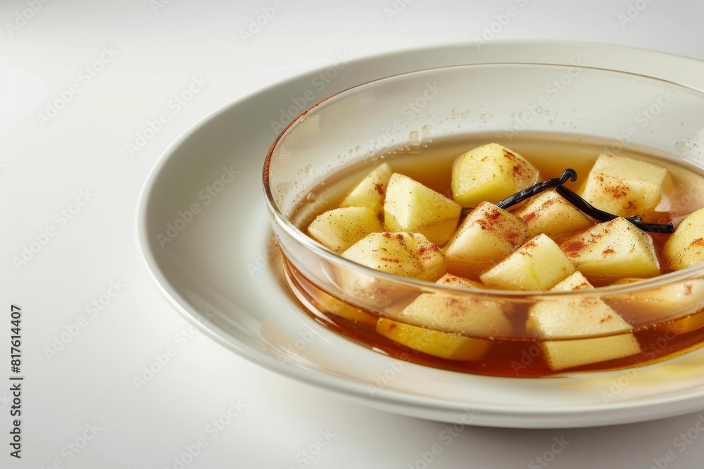 Yummy Apple Compote with Caramelized Apples and Citrus Infused Syrup Yummy Apple Compote with Caramelized Apples and Citrus Infused Syrup