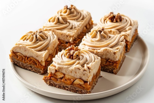 Wallpaper Mural Scrumptious Apple Cinnamon Pumpkin Bars with Cream Cheese Drizzle Torontodigital.ca