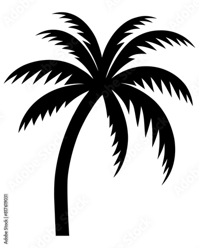 Palm tree silhouette