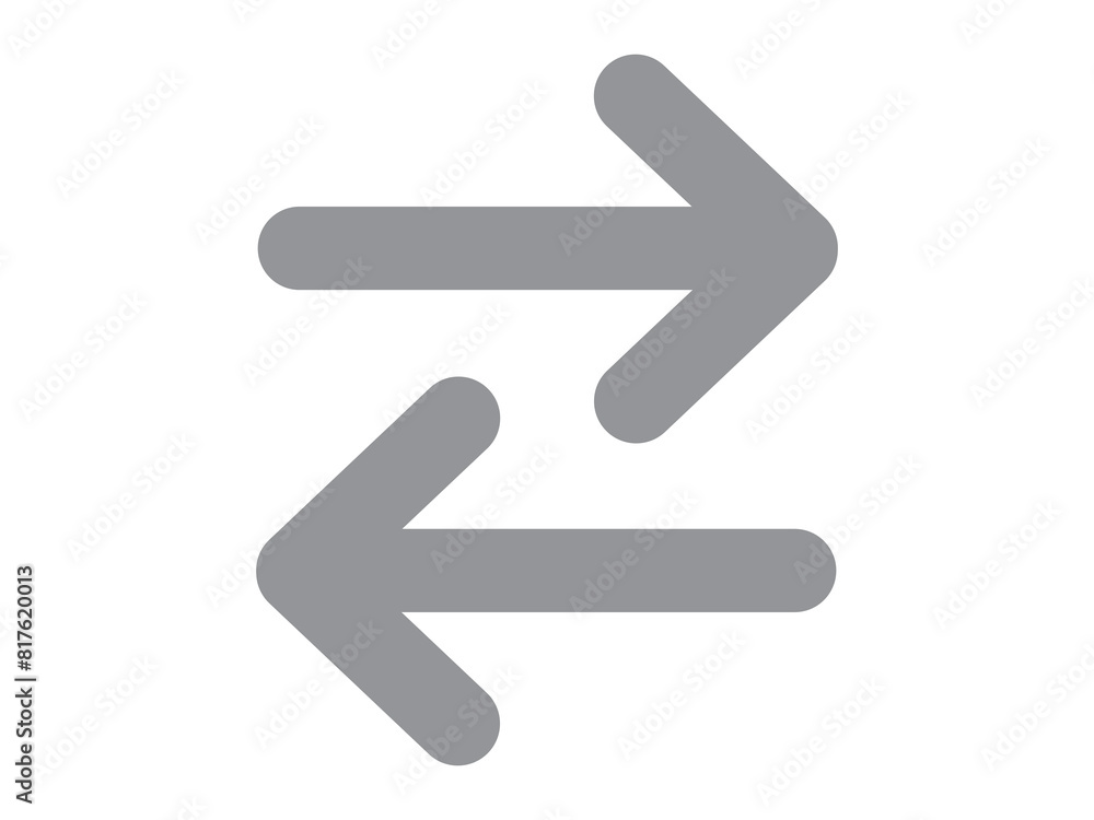 Arrow right left icon design illustration. Arrow right left icon design illustration.