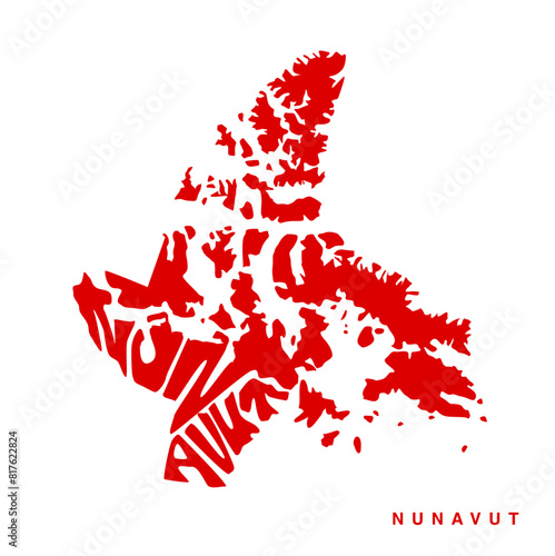 Nunavut Map typo photo