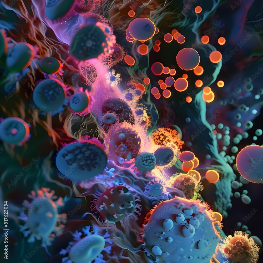 Bacteria microscopic Bacteria microscopic