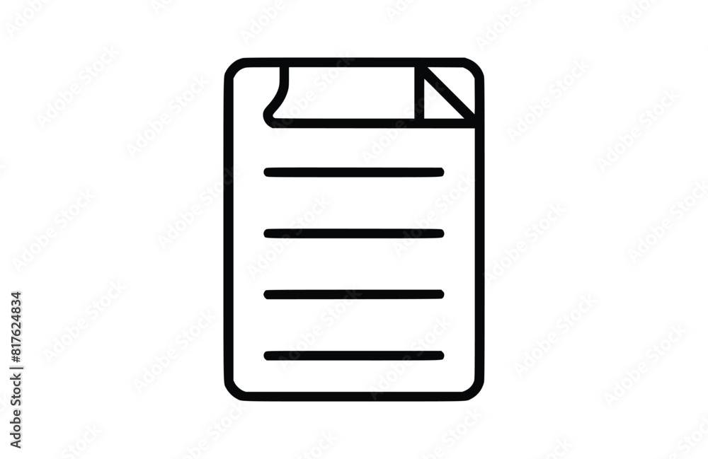 Flat sheet icon symbol vector Illustration. Flat sheet icon symbol vector Illustration.
