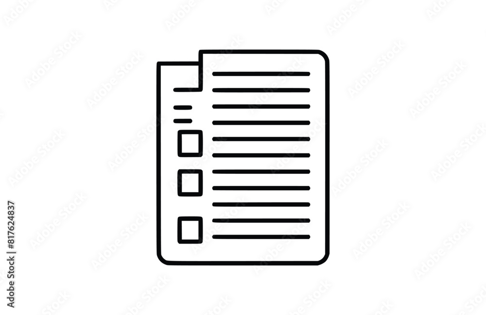 sheet icon flat vector illustration. sheet icon flat vector illustration.