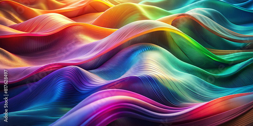 Wallpaper Mural abstract background with waves Torontodigital.ca