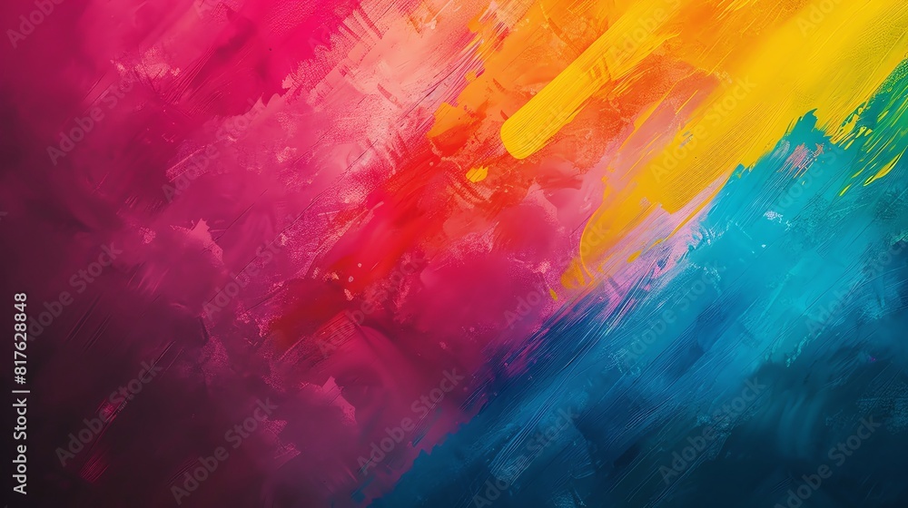 Fototapeta premium Pride flag, blank space, minimalism, negative space, used for presentation template, celestial background theme wallpaper
