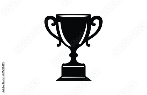 Wallpaper Mural trophy icon flat vector illustration. Torontodigital.ca