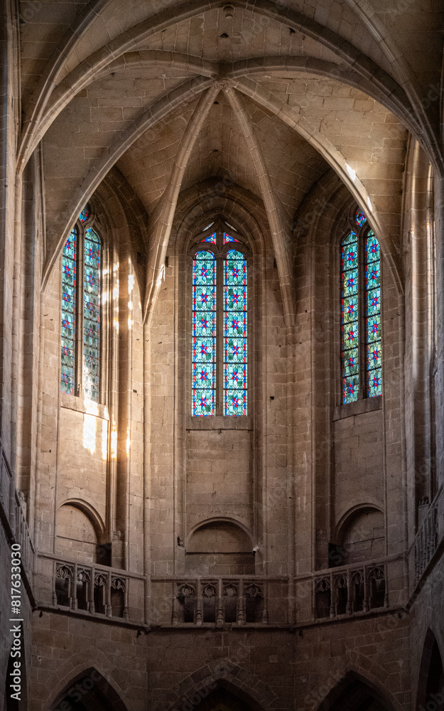 Fototapeta premium Église vue de l'intérieur.