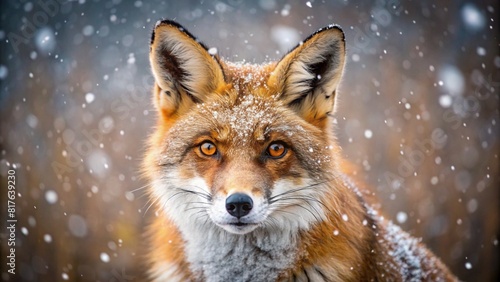 red fox in the snow © richorzo