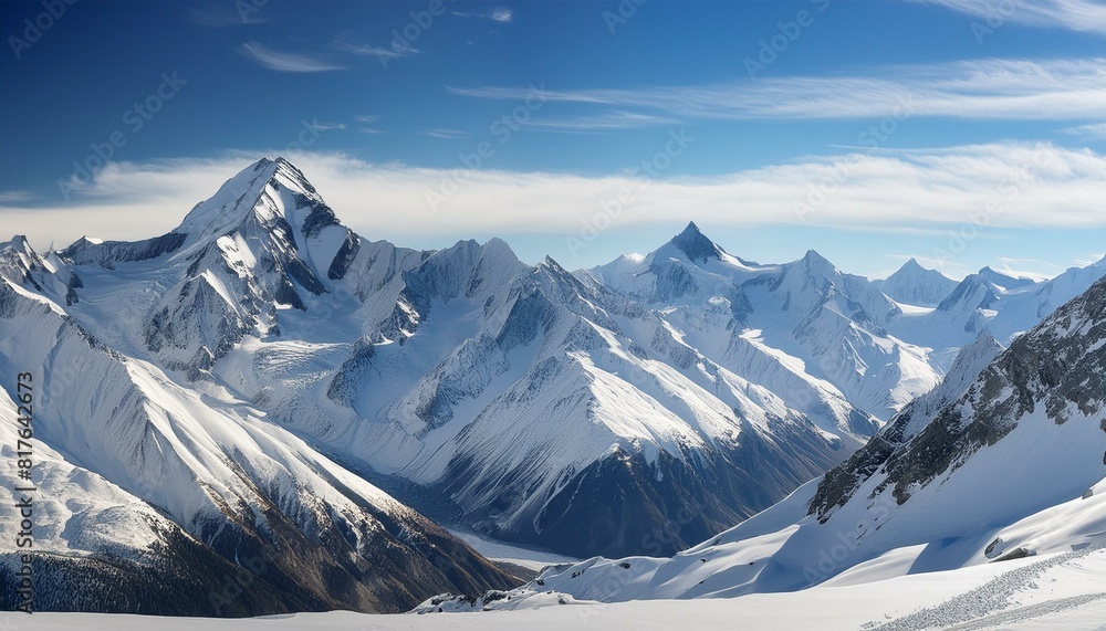 Obraz premium Snowy Mountain