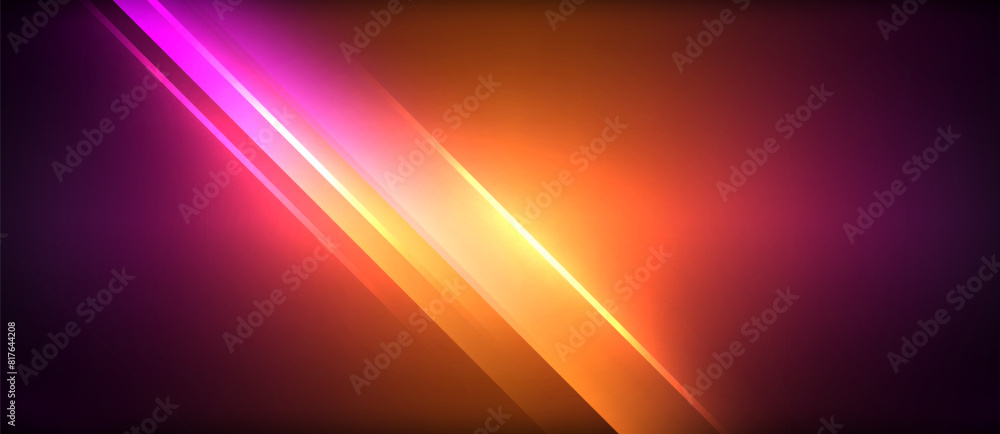 Neon glowing circle rays, light round lines in the dark, planet style neon wave lines. Energetic electric concept design for wallpaper, banner, background Neon glowing circle rays, light round lines in the dark, planet style neon wave lines. Energetic electric concept design for wallpaper, banner, background