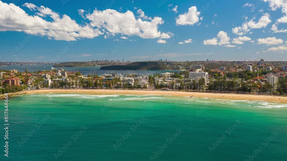 Manly Beach Aerial Timelapse Manly Beach Aerial Timelapse
