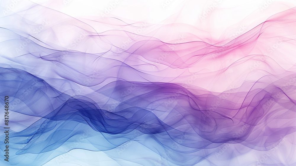 Soft focus on pastel blue and lavender abstract watercolor lines blending into each other, tranquil vibe Soft focus on pastel blue and lavender abstract watercolor lines blending into each other, tranquil vibe