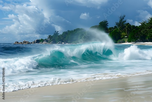 waves_at_Seychelles_beach