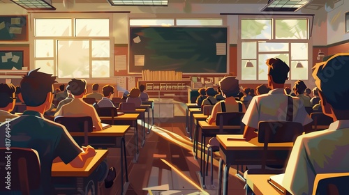 Teacher appreciation day illustration. Back to school celebration and giving thanks to educators