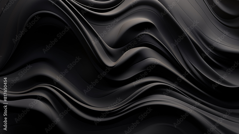 Dark abstract background. Flow of black paint with bubbles and lumps. Black liquid, abstract 3D background. AI generative Dark abstract background. Flow of black paint with bubbles and lumps. Black liquid, abstract 3D background. AI generative