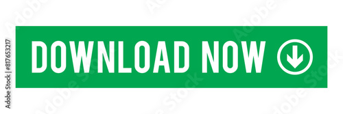 green download button with download icon isolatted on white background. download button png