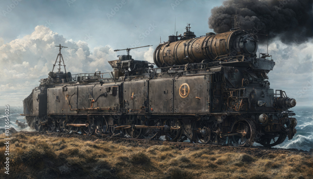 Fototapeta premium Dampflokomotive