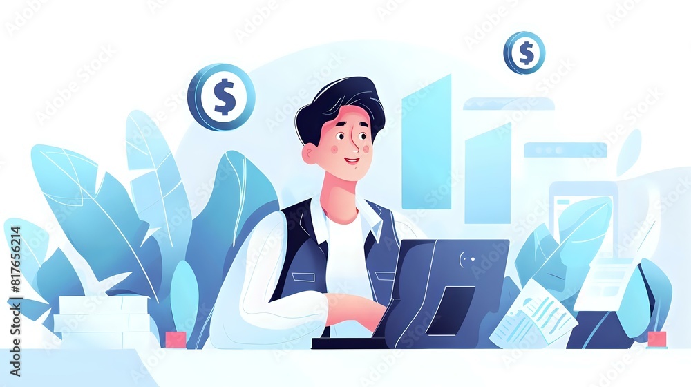 Illustration of a CFO's Role: Ensuring Long-Term Success and Communication with Investors Illustration of a CFO's Role: Ensuring Long-Term Success and Communication with Investors