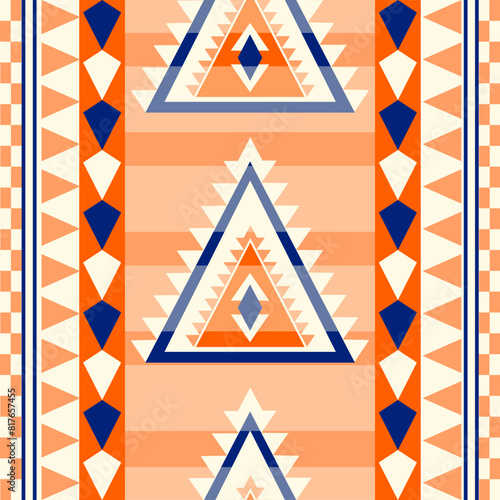 Geometric abstract seamless pattern 